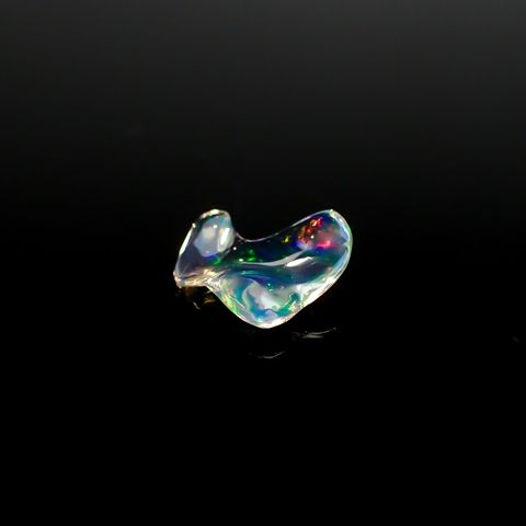 ウォーターオパール 原石 メキシコ産 0.43ct[240125308]8x7mm前後