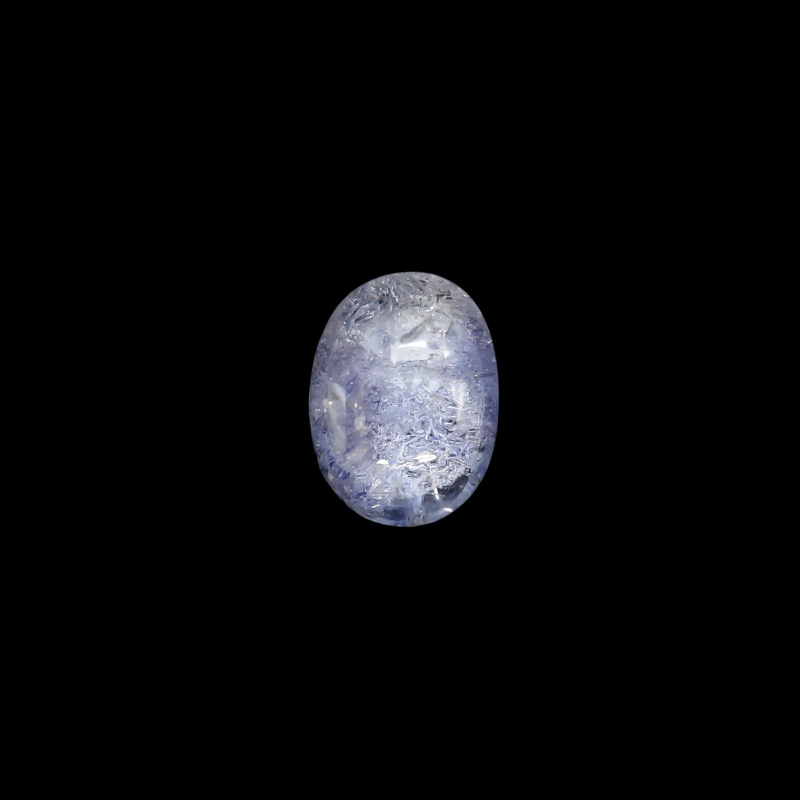 デュモルチェライトインクォーツ ブラジル産 1.93ct [220115282]9.7x7.2mm前後