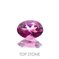 ロードライトガーネット(宝石名ロードライト・ガーネット)ブラジル産 0.86ct 識別済[211113681]6.9x4.9mm前後