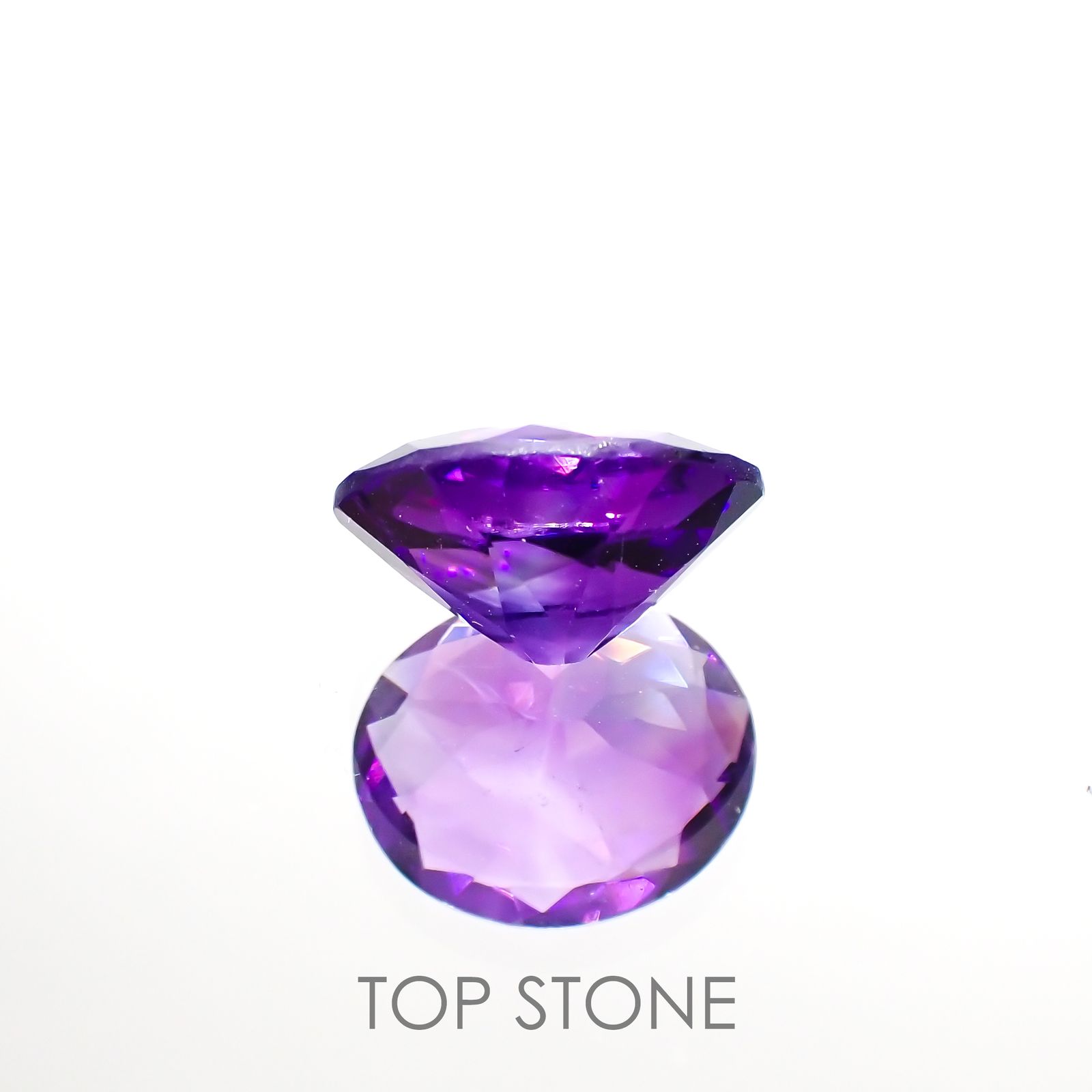 カラーシフトアメジスト(宝石名アメシスト)ブラジル/ウルグアイ産 3.75ct 識別済[220113973]12.1x10.1mm前後