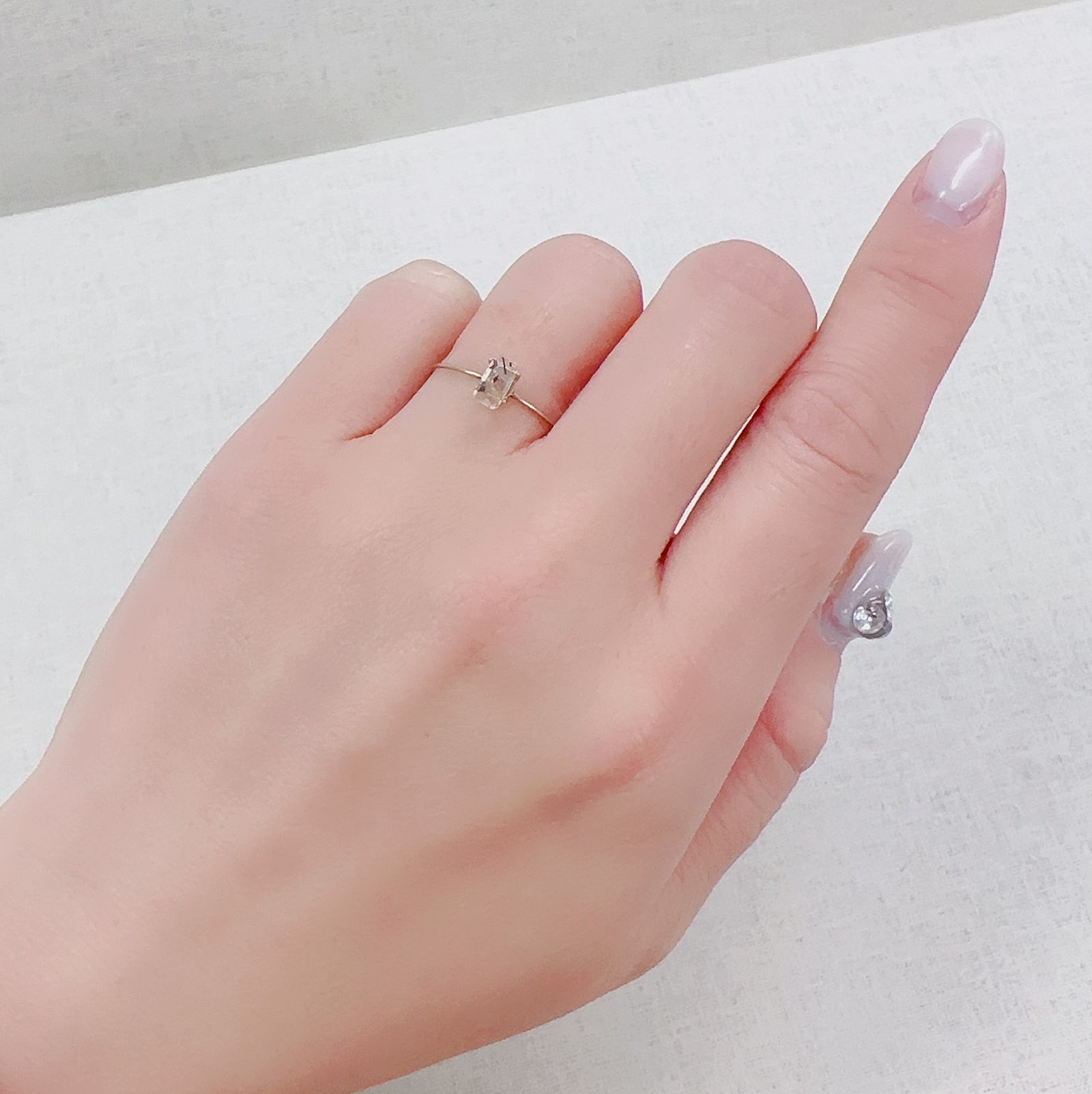 レインボーラティスサンストーン オーストラリア産 0.37ct[230321091]5.8x3.2mm前後