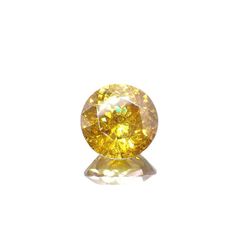 イエロースファレライト(宝石名イエロー・スファレライト)スペイン・カンタブリア州サンタンデール産 10.188ct ソ付(彩珠)[221018956]12.8x12.8mm前後