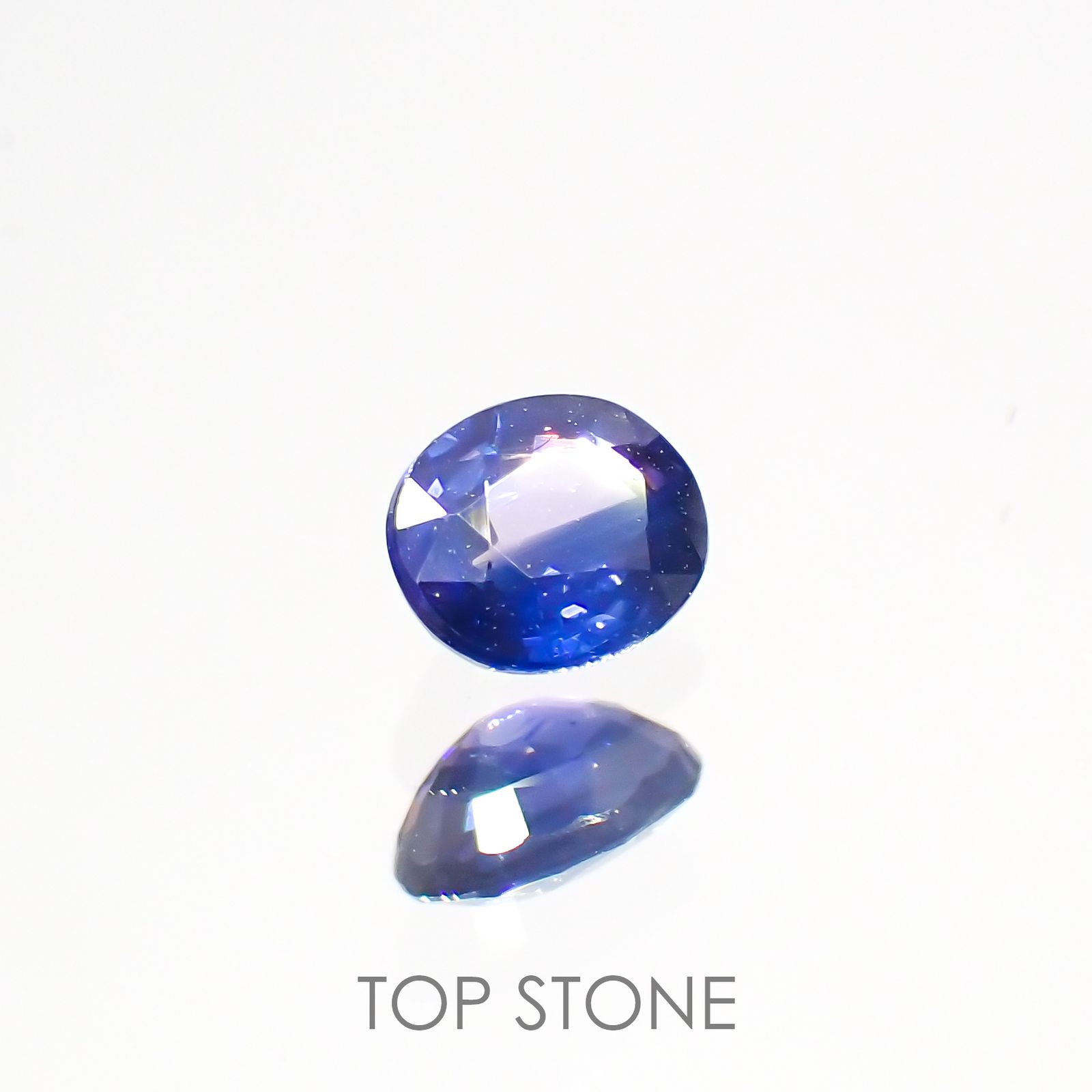 バイカラーサファイア(宝石名サファイア)タンザニア産 0.31ct 識別済[220616193]4.2x3.4mm前後