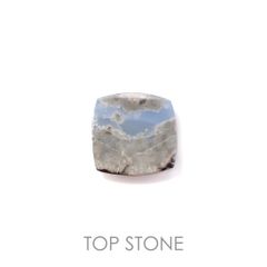 マトリックスブルーオパール アメリカ・オレゴン州産 3.95ct[221219385]10.4x10.2mm前後