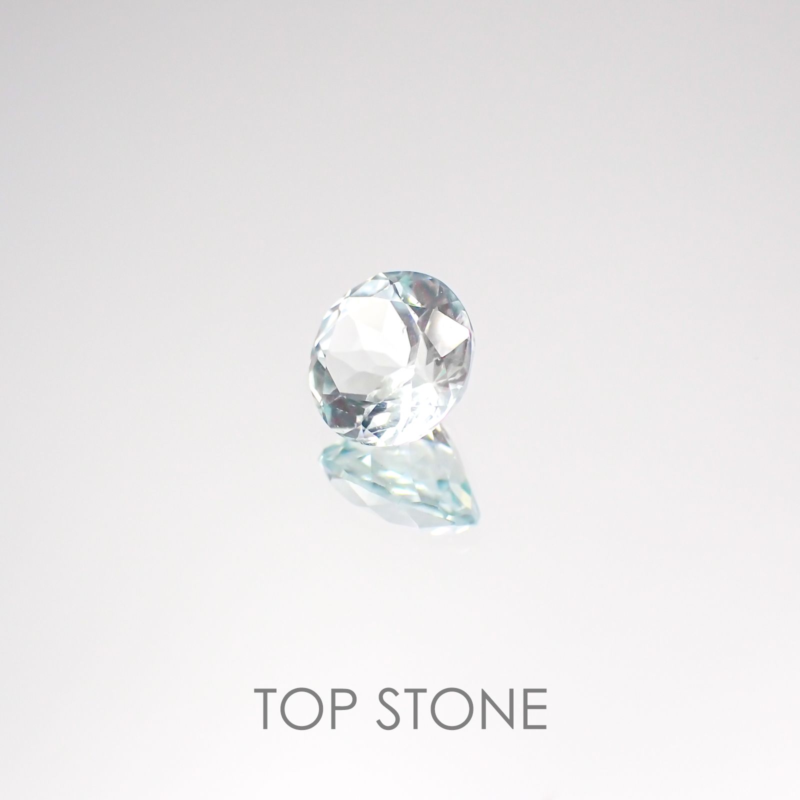アンブリゴナイト/モンテブラサイト マダガスカル産 ルース 1.14ct[20127378]6.7×6.6mm前後