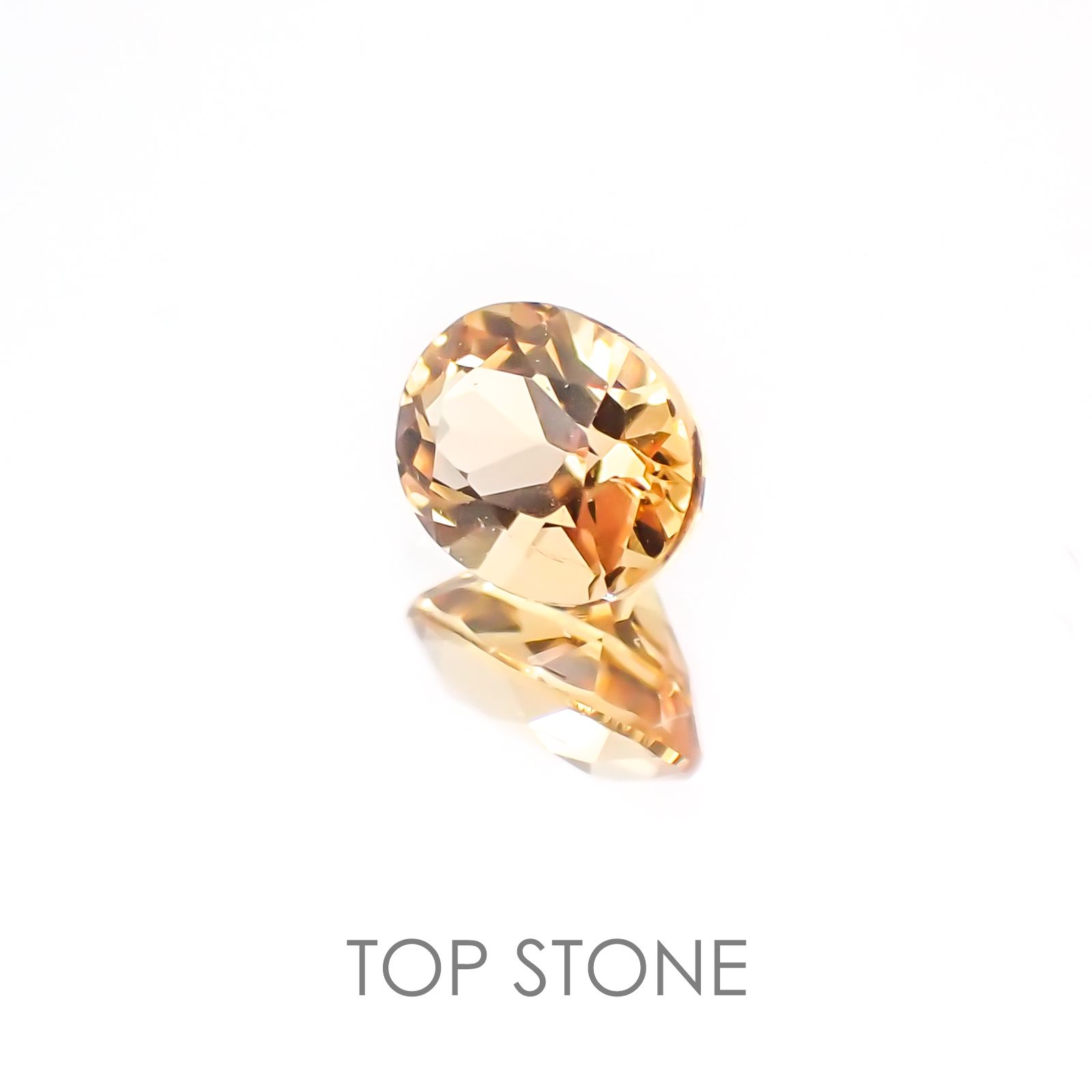 インペリアルトパーズ ブラジル産 ルース 0.31ct[20117854]4.5×3.4mm前後