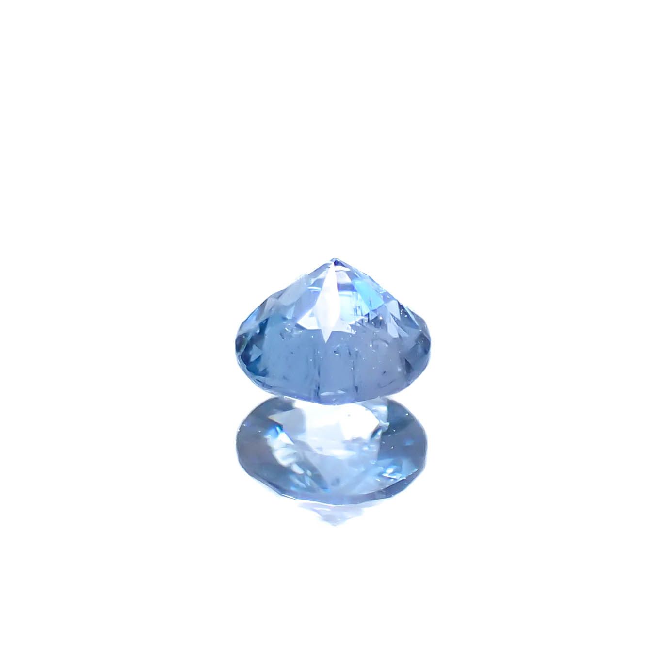 アクアマリン サンタマリアカラー ナイジェリア産 0.20ct [250329947]3.9x3.9mm前後
