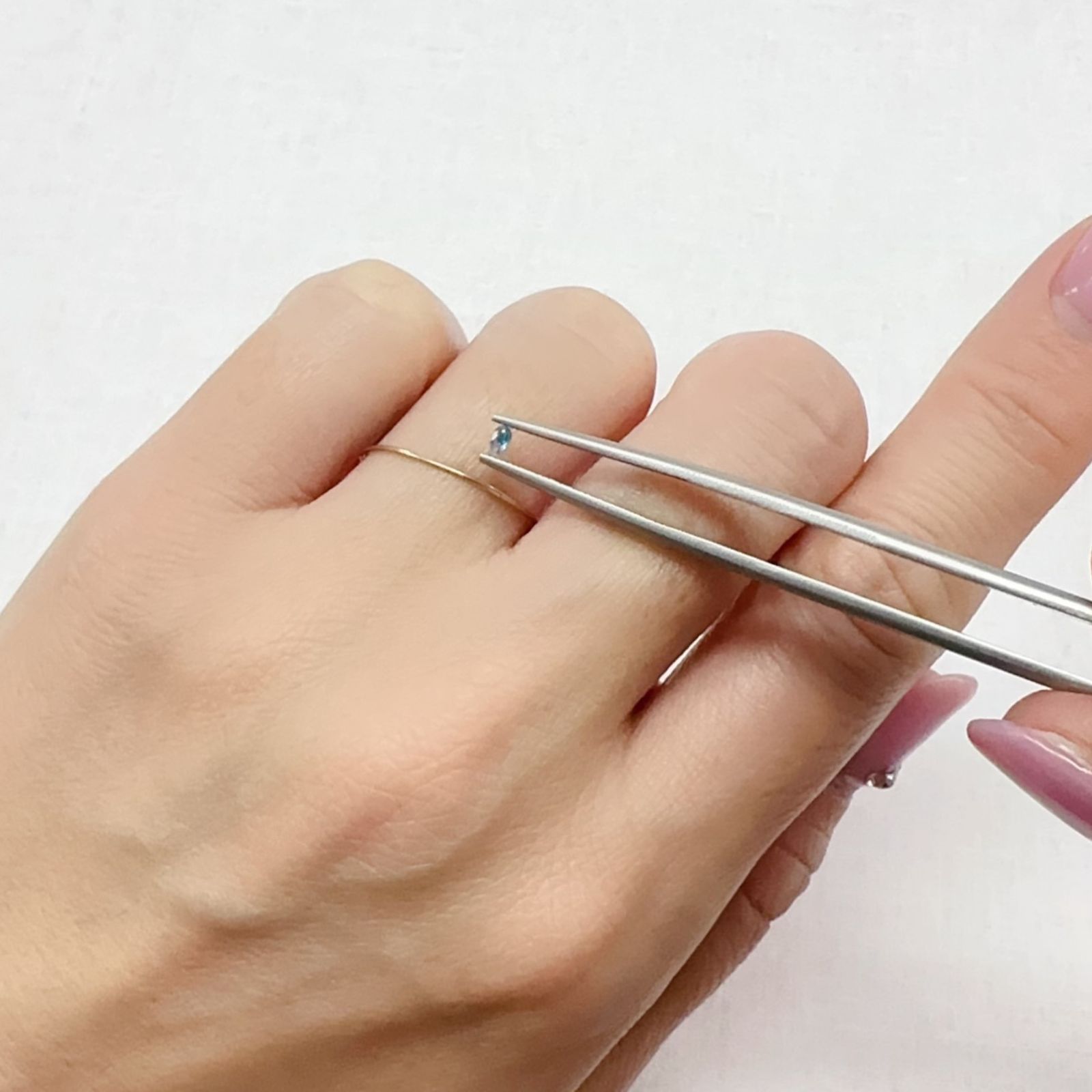ユークレース ジンバブエ産 0.032ct[231224467]3x1.7mm前後
