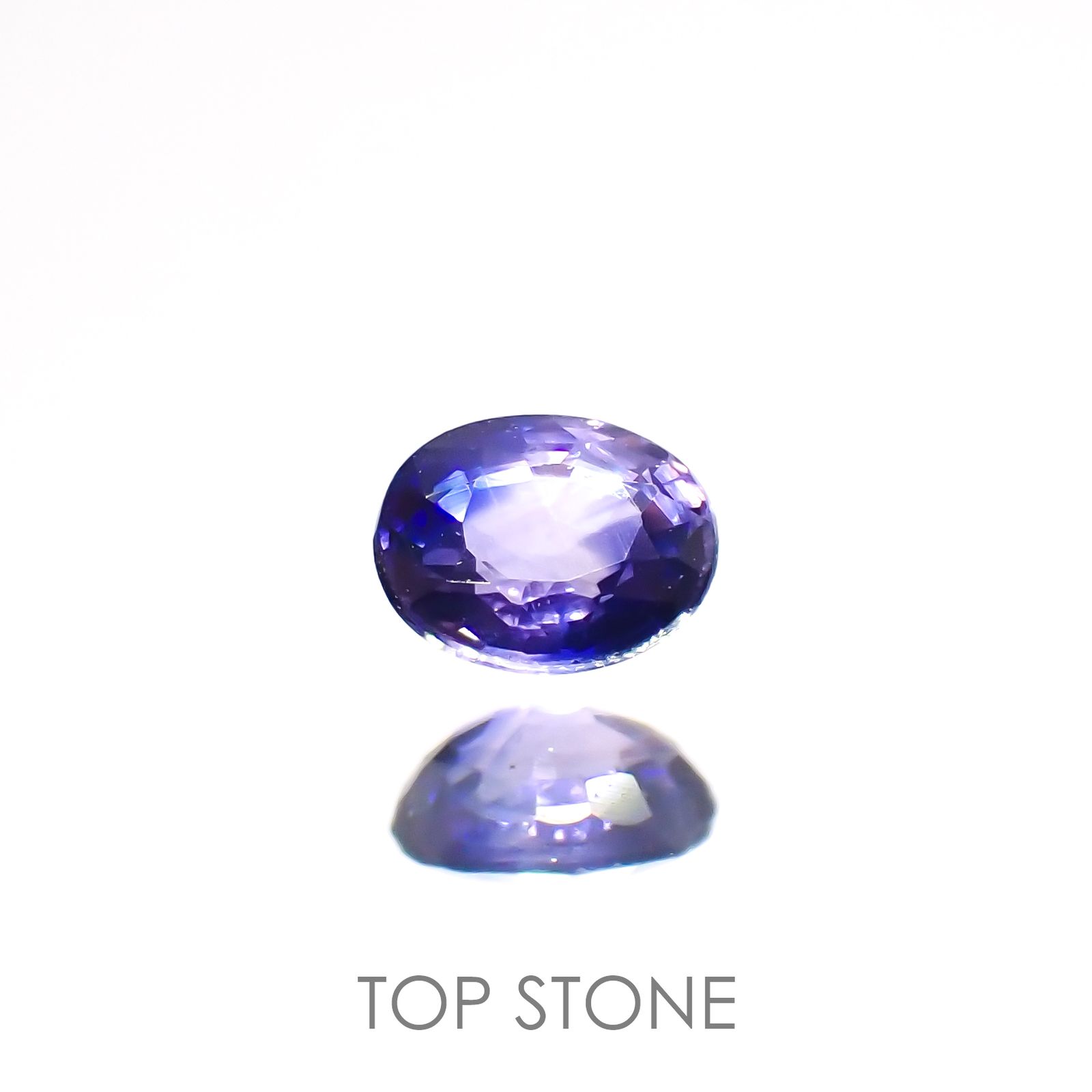 バイカラーサファイア(宝石名サファイア)タンザニア産 0.27ct 識別済[220616190]4x3mm前後