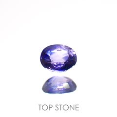 バイカラーサファイア(宝石名サファイア)タンザニア産 0.27ct 識別済[220616190]4x3mm前後