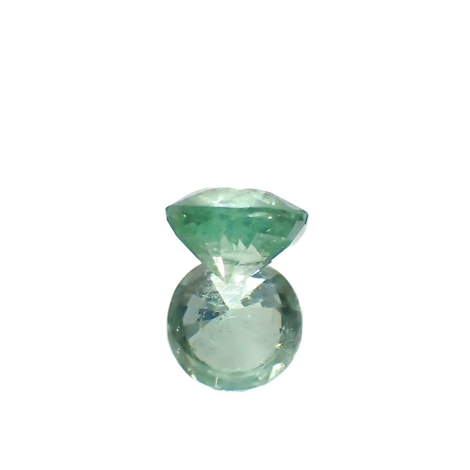 グリーンカイヤナイト タンザニア産 0.86ct[240928814]5.7x5.6mm前後