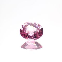 パパラチャサファイア(宝石名サファイア/別名パパラチャ・サファイア)スリランカ産 0.346ct DGL鑑付[230421632]4.91x3.97mm前後