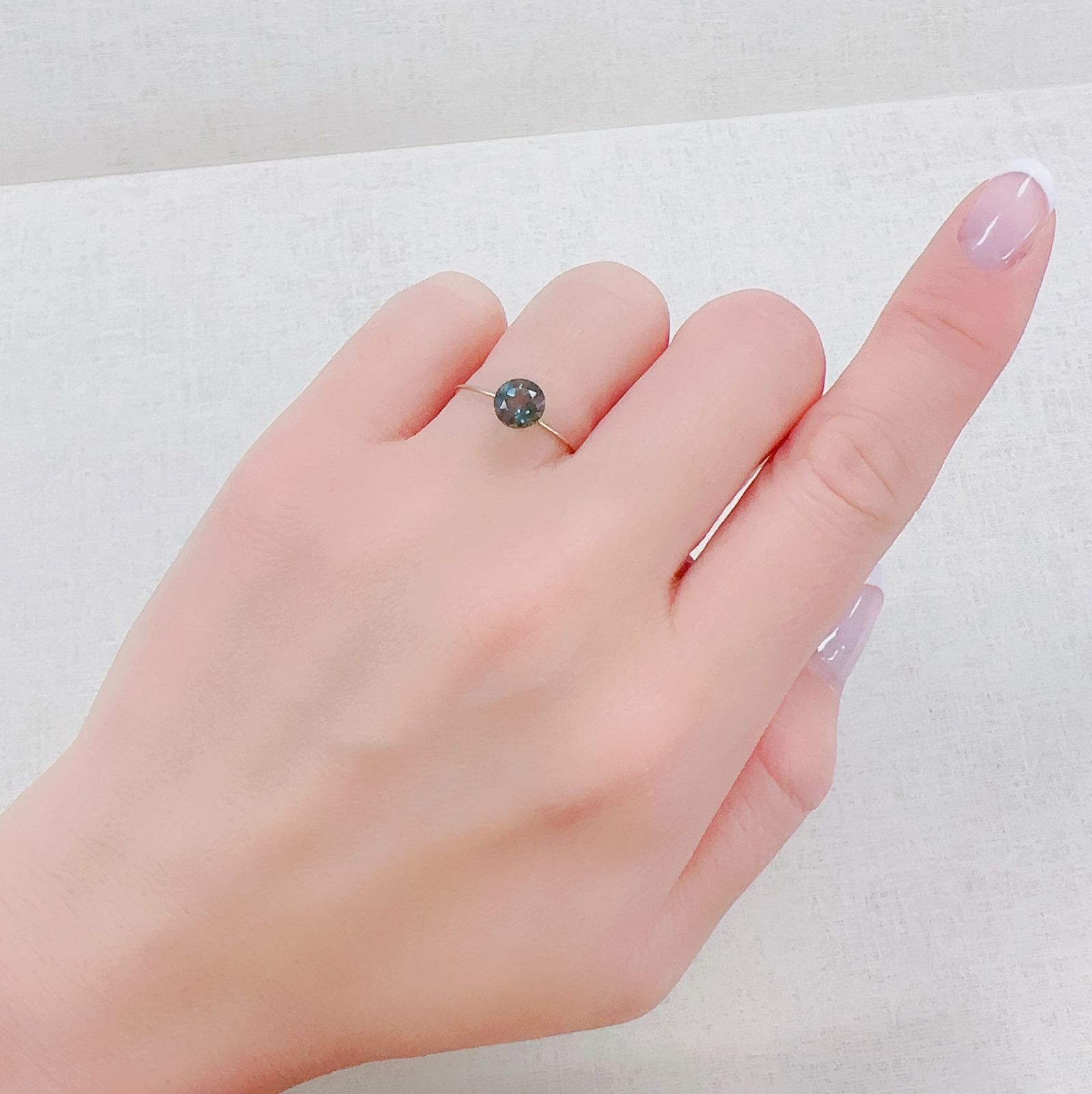 カラーチェンジアンデシン モンゴル産 0.74ct[230421475]5.8x5.8mm前後