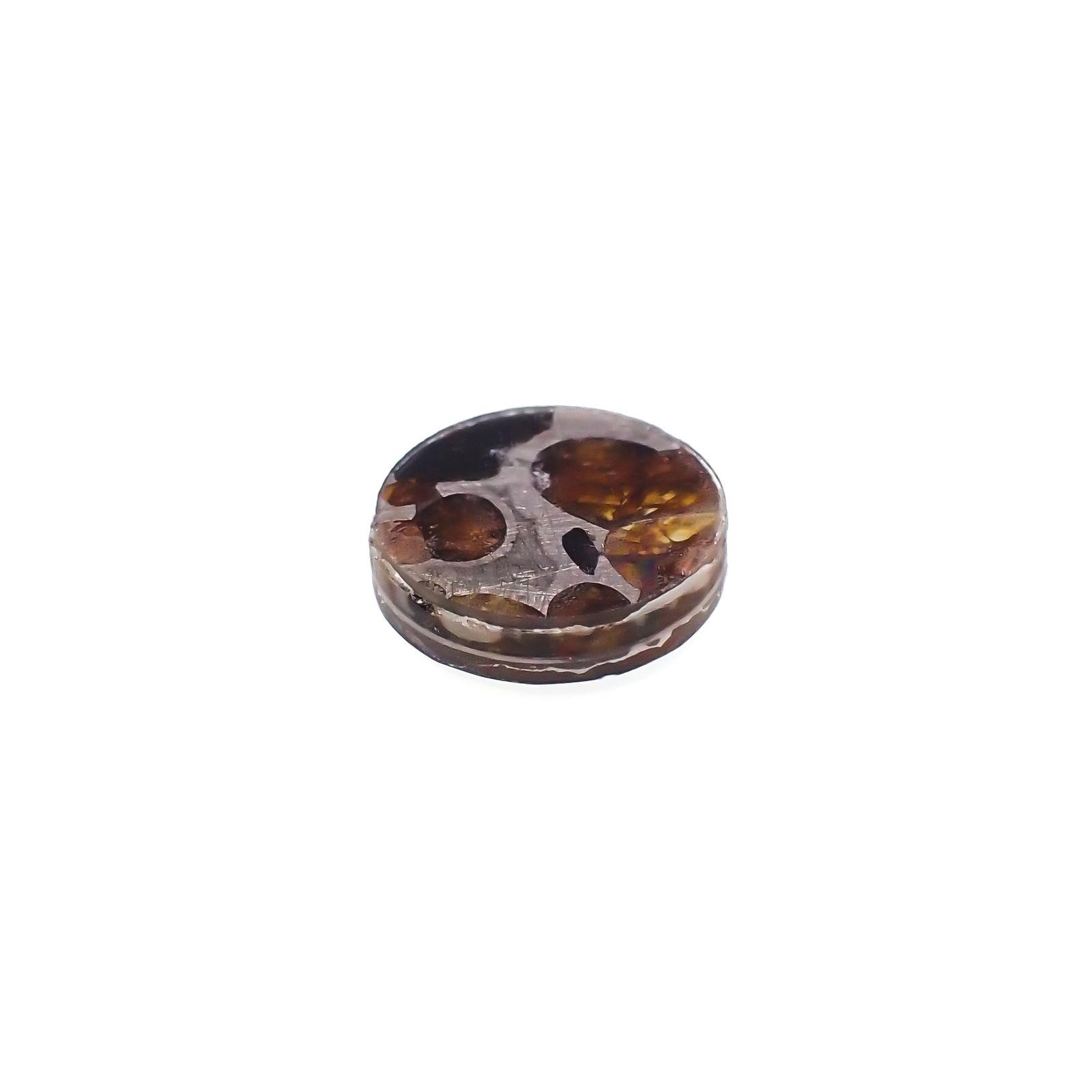 パラサイト隕石Sericho トリプレット 発見地：ケニア 4.88ct[231023674]11.9x12mm前後