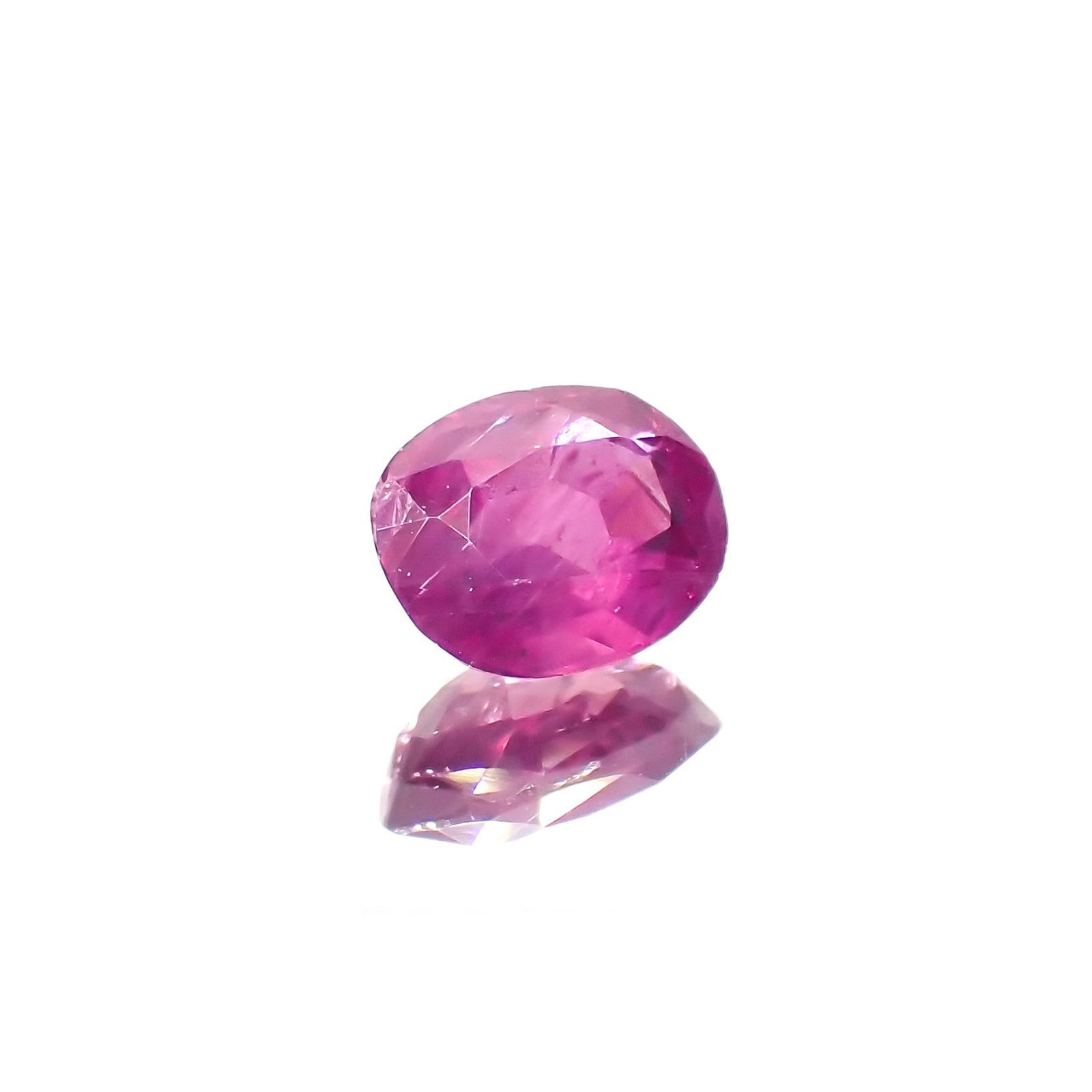 パープルサファイア パキスタン・カシミール産 0.68ct[230119876]5.7x4.6mm前後