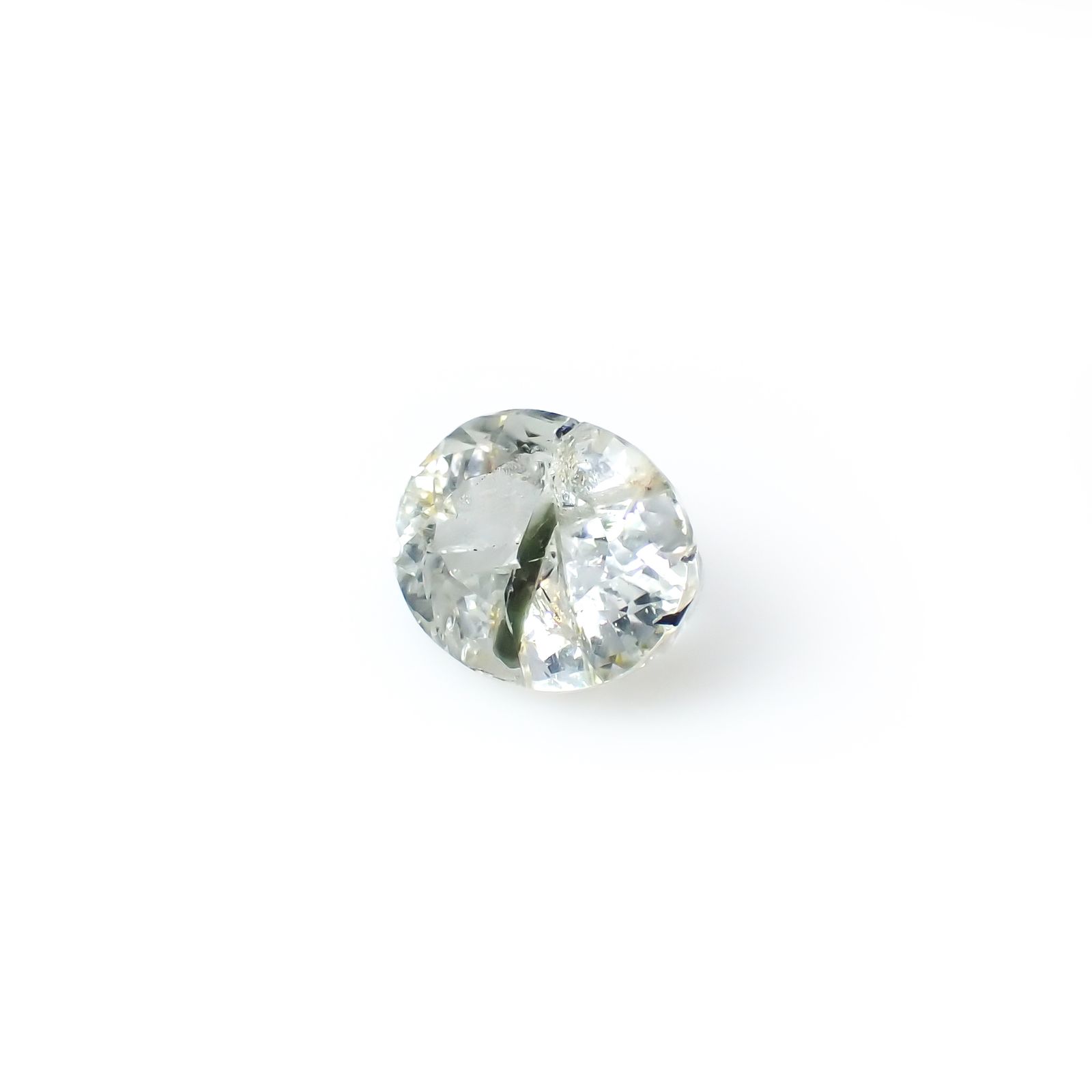 アパタイトイントパーズ(宝石名アパタイト イン トパーズ)ブラジル産 19.43ct 識別済[240225932]16.8x13.2mm前後