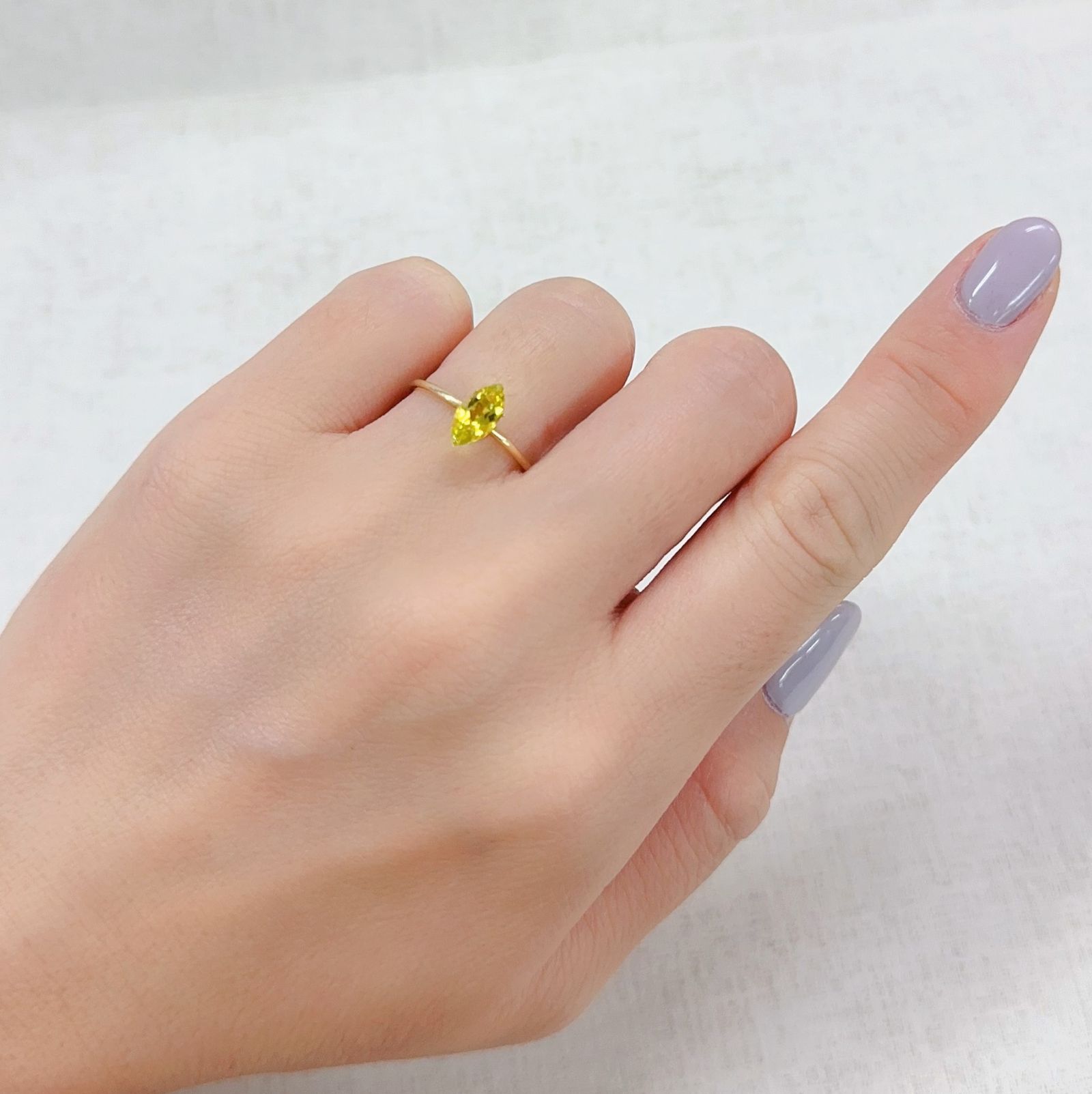 カナリートルマリン ザンビア・カナリー鉱山産 0.72ct[230823136]9x4.5mm前後