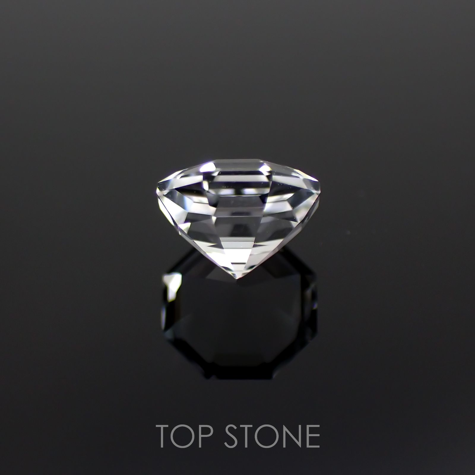 ◇オクタゴンカット◇レムリアンシードクリスタル(保証シール付き) ブラジル産 0.80ct[221018291]5.9x5.8mm前後