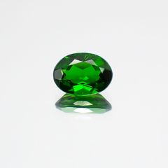 クロムダイオプサイド(宝石名クロム・ダイオプサイド)ロシア産 0.76ct 識別済[231124297]6.9x5mm前後