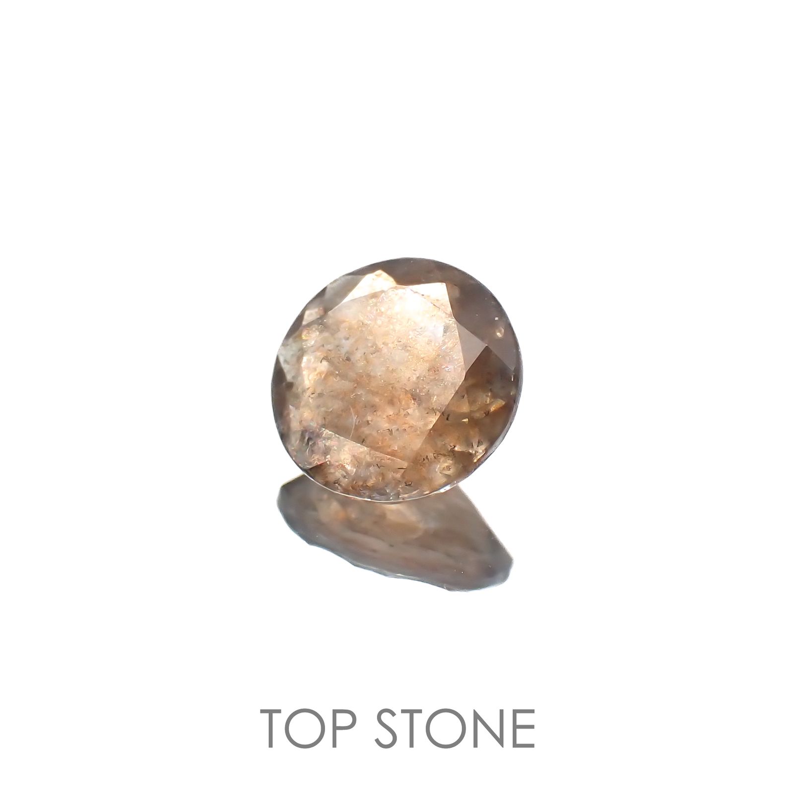 アベンチュリンアクアマリン ナイジェリア産 0.66ct[220917713]6.2x6.2mm前後