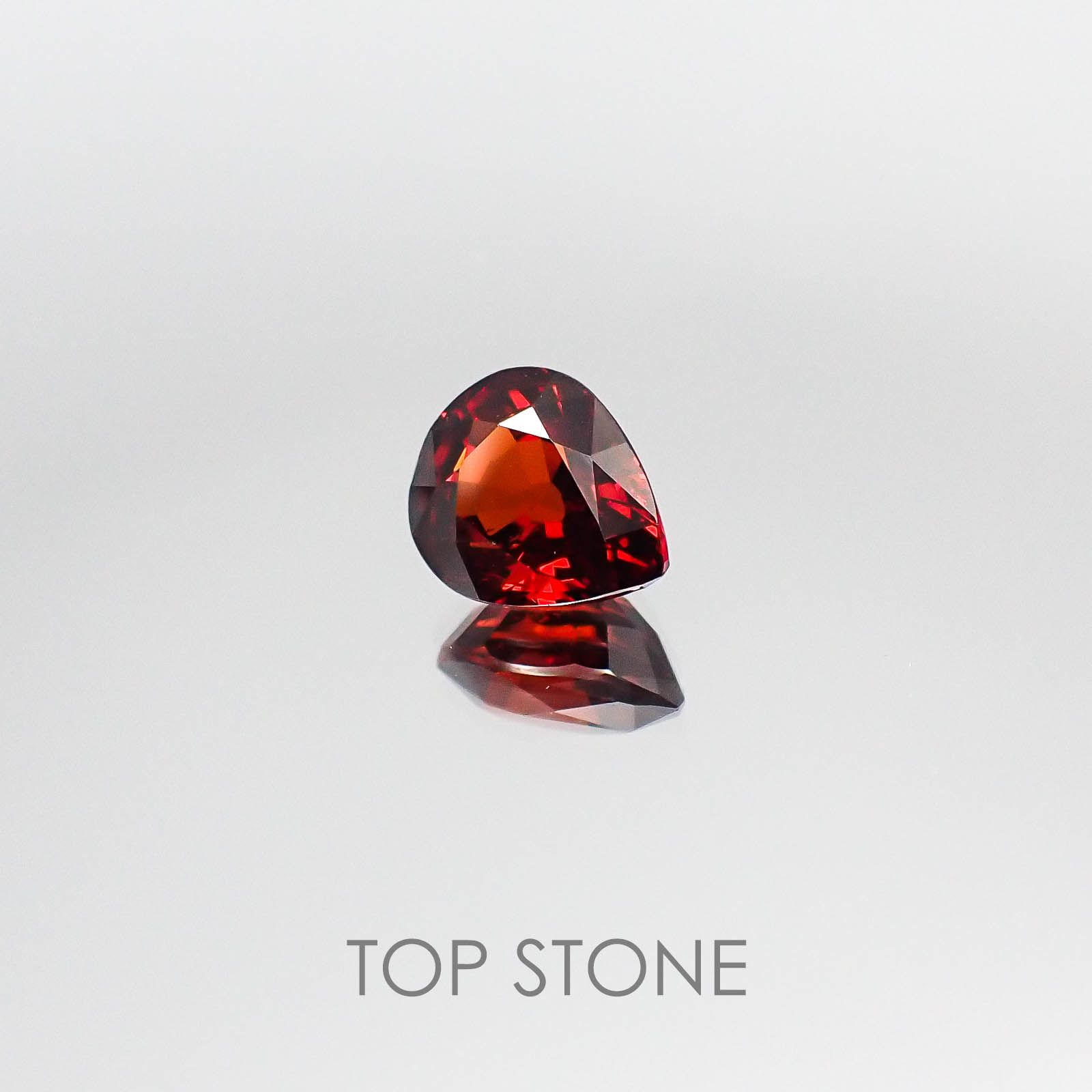 アルマンディンスペサルティンガーネット マダガスカル産 ルース 2.75ct[20073708]8.9×7.3mm前後