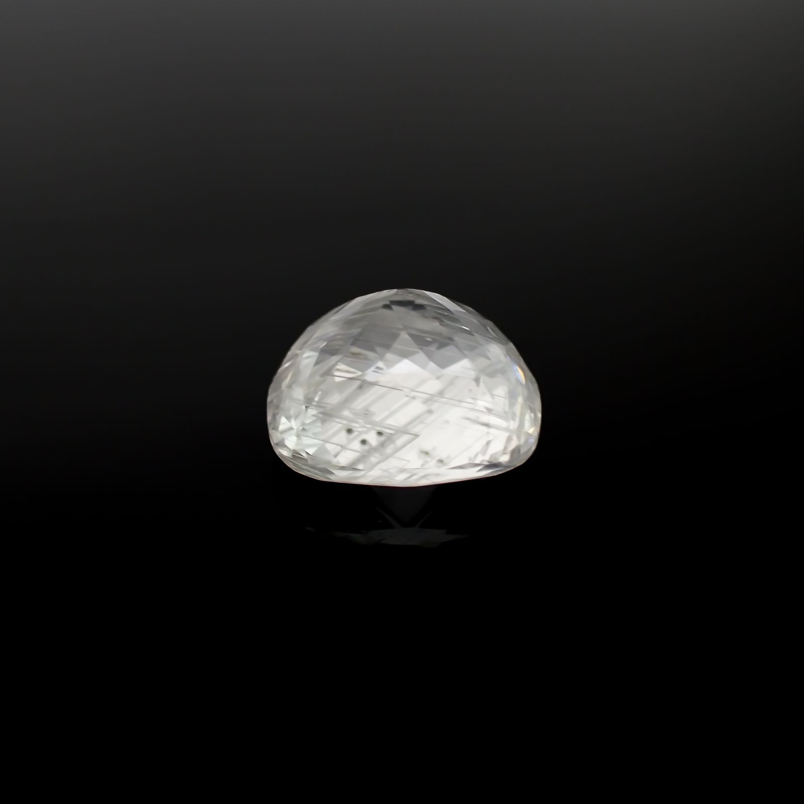 ニードルイントパーズ(チューブイントパーズ) ブラジル産 10.71ct[221018520]13.2x12.7mm前後
