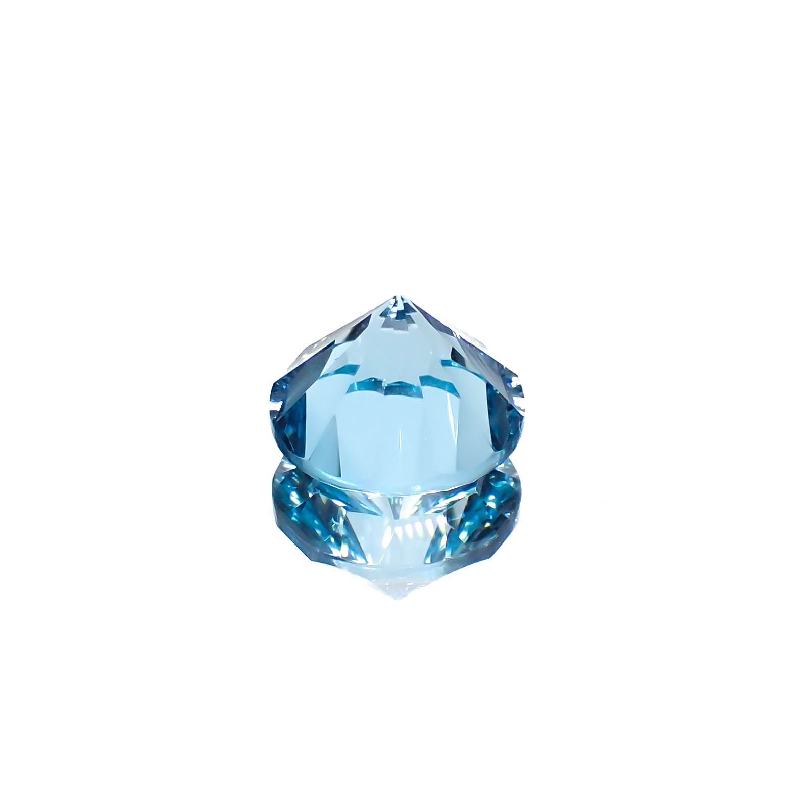 ブルートパーズ ブラジル産 4.40ct[221219349]9.8x9.8mm前後