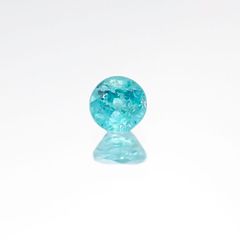 パライバトルマリン(宝石名トルマリン/別名パライバ・トルマリン) ブラジル・パライバ州バターリャ鉱山産 0.095ct 識別済[20096245]2.6×2.6mm前後
