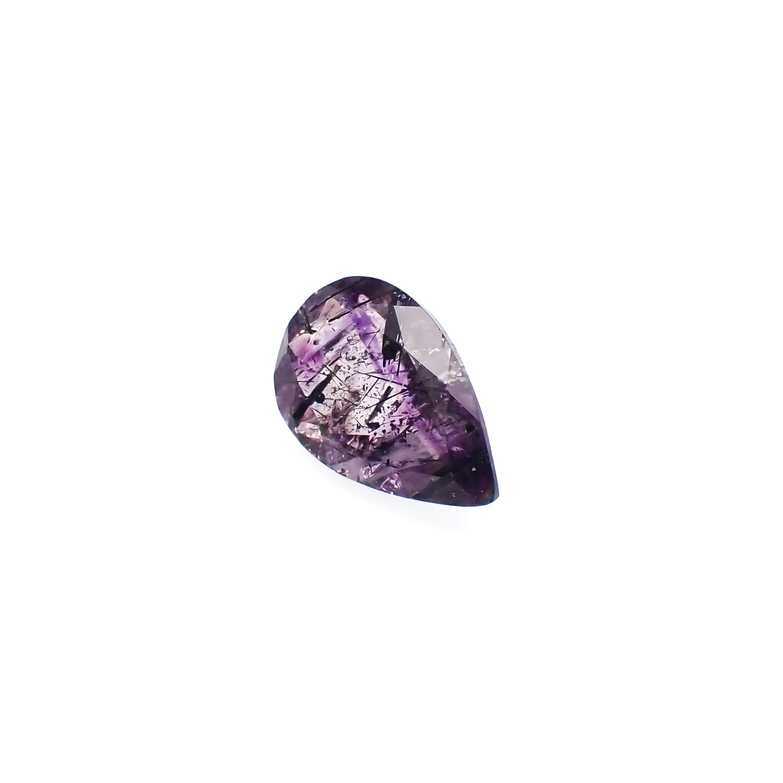 アメジストエレスチャル ナイジェリア産 4.84ct[231224659]15.3x9.8mm前後