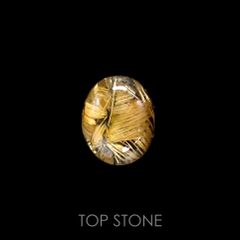 太陽タイチンルチルクォーツ(宝石名ルチルレイテッド・クォーツ) ブラジル産 14.59ct 識別済[20062825]15.5×12.7mm前後