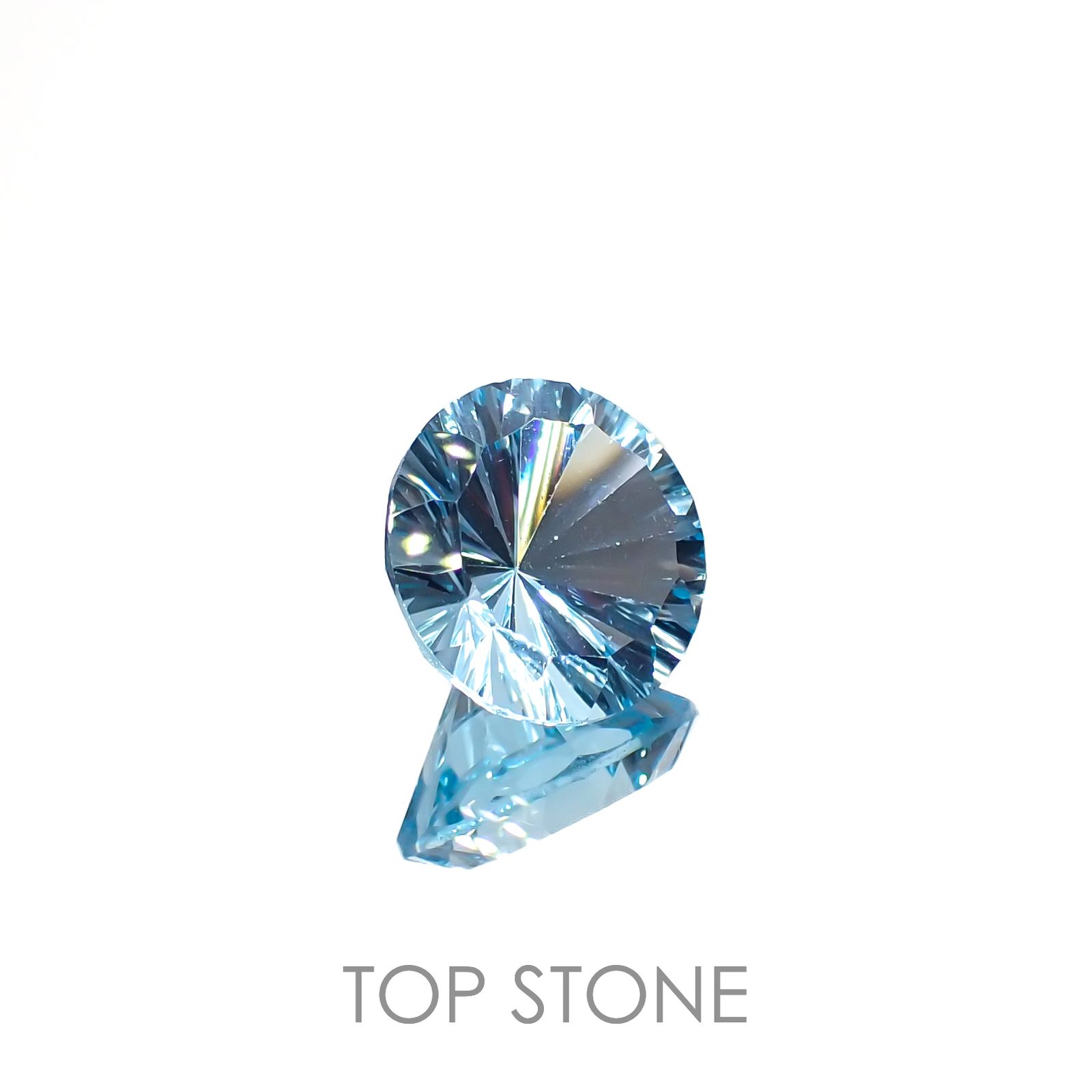 ブルートパーズ ブラジル産 3.90ct[221219345]9.9x9.9mm前後