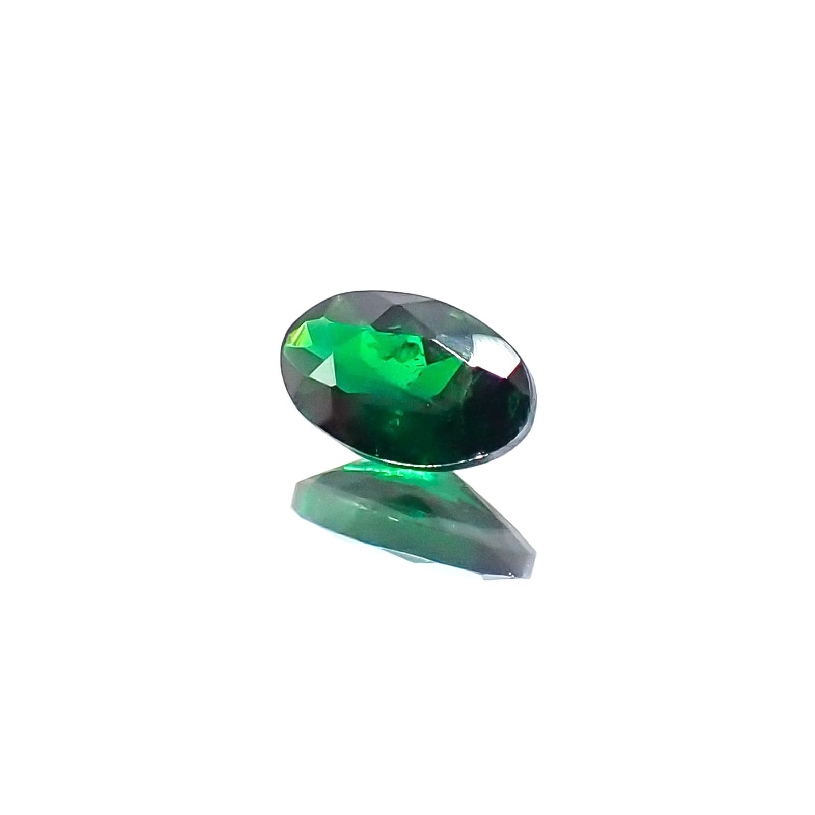 ツァボライト(宝石名グリーン グロッシュラー・ガーネット)タンザニア産 0.25ct 識別済[250622385]5x3mm前後