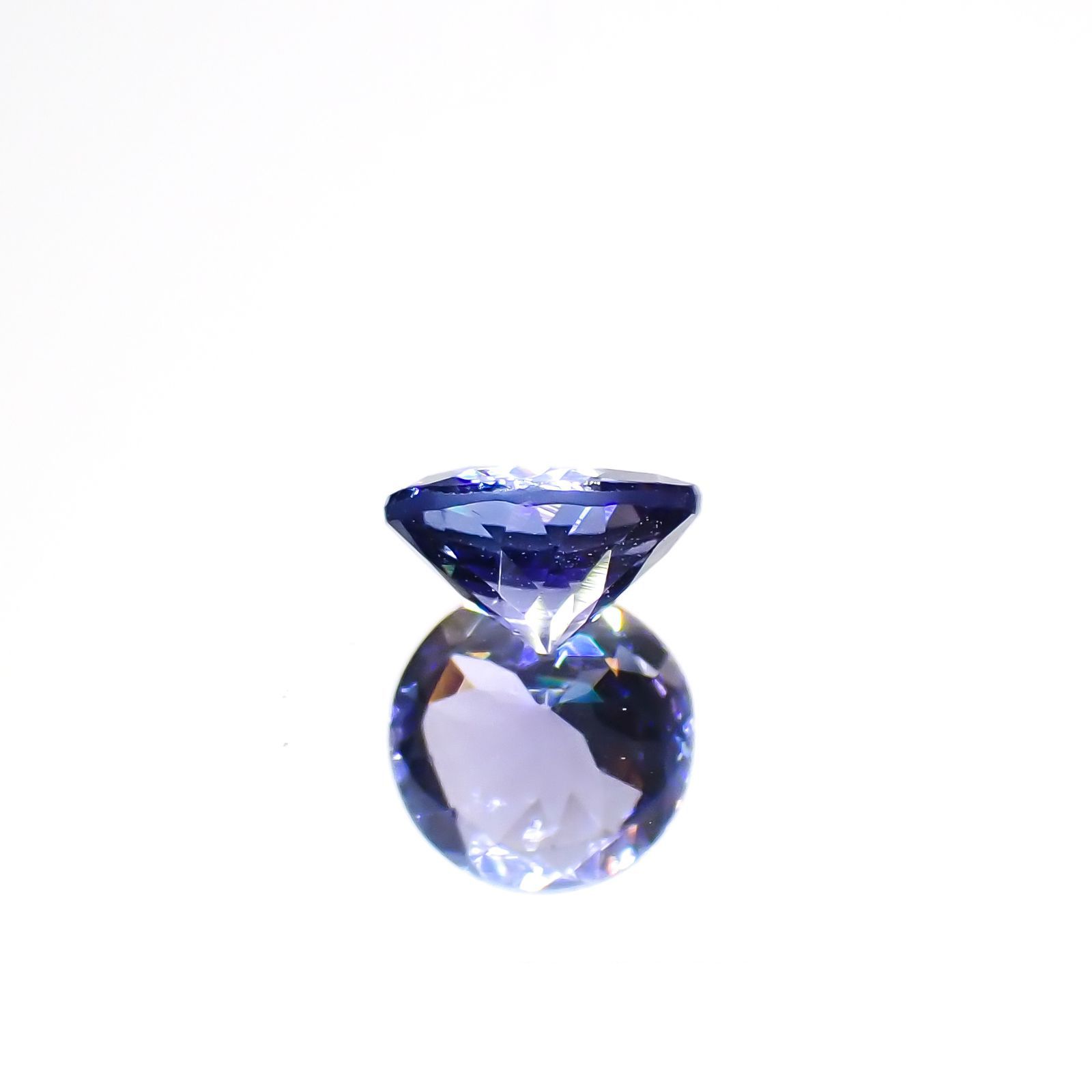 タンザナイト(宝石名タンザナイト)タンザニア産 0.62ct 識別済[230120193]5.6x5.5mm前後