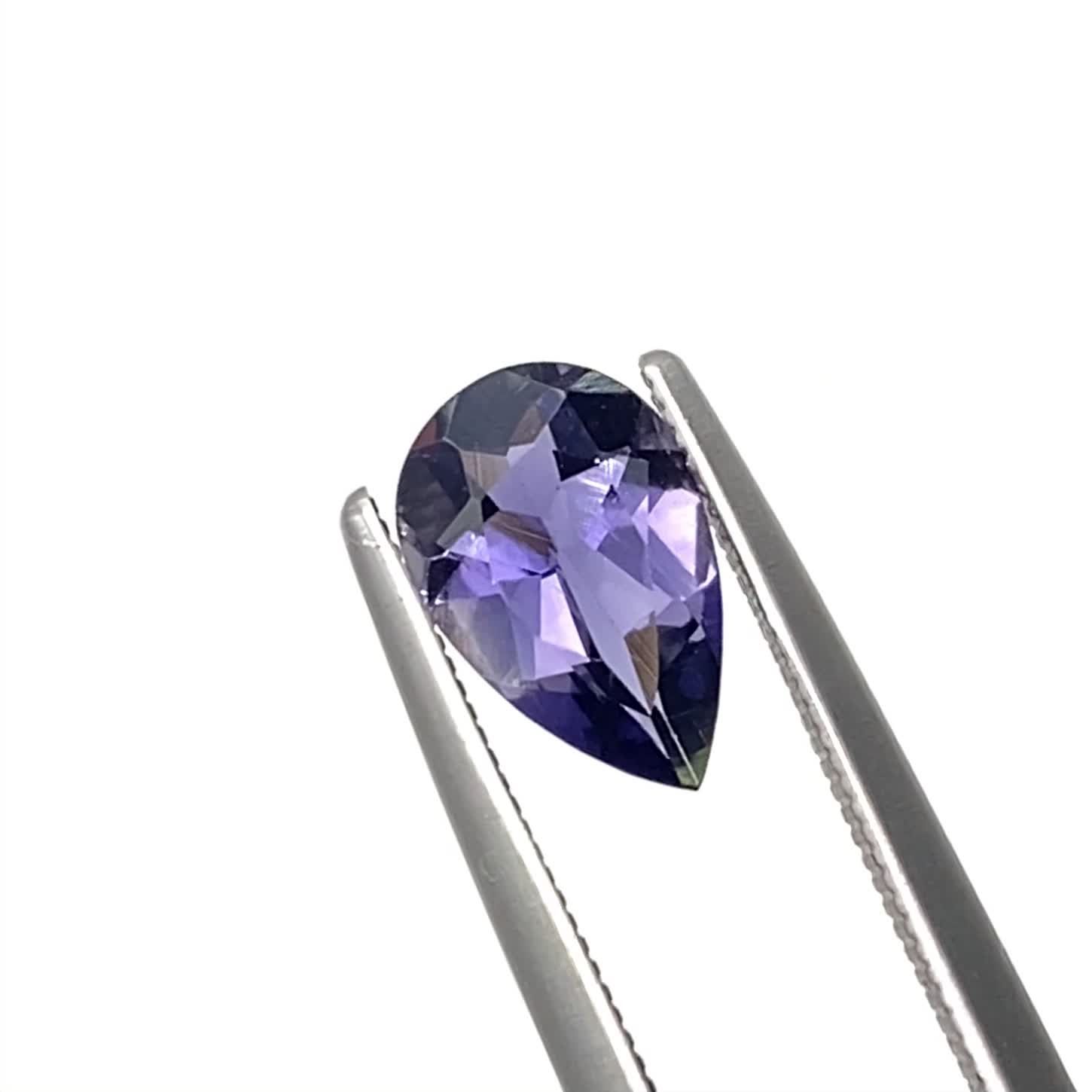 デッドストック 68年産　オデオン　ナイトビフォー アイオライト タンザニア産 0.85ct [250229839]9.1x5.9mm前後