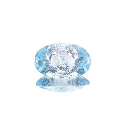 ◇カスタムカット◇ブルートパーズ ブラジル産 3.58ct[221219337]12x8.1mm前後