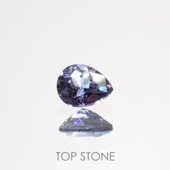 カラーチェンジガーネット アレキタイプ(宝石名ガーネット)マダガスカル・ベキリー産 0.19ct 識別済[220616435]4.1x3.1mm前後