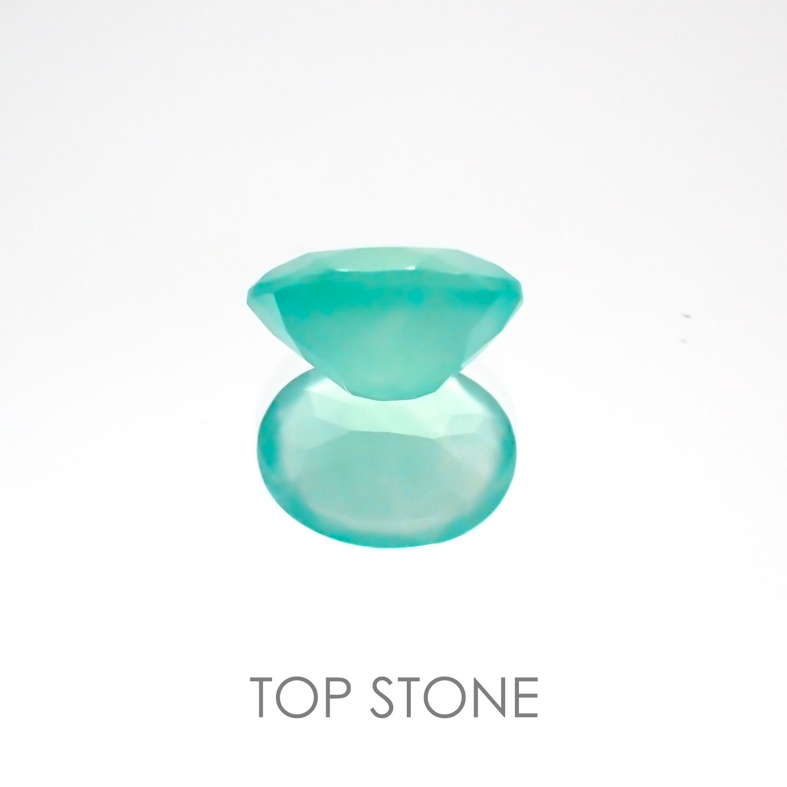 アクアプレーズ 南アフリカ産 ルース 1.18ct[20118311]8.1×6.1mm前後