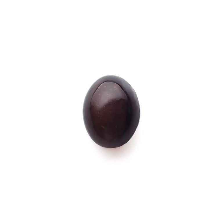 ブラッドショットアイオライトキャッツアイ(宝石名コーディエライト・キャッツアイ)インド産 5.178ct ソ付(彩珠)[221119075]11.9x9.4mm前後