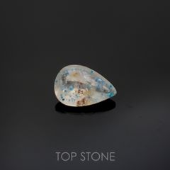 ◇バフカット◇パライバクォーツ ブラジル産 3.80ct[220115028]13.5x9.2mm前後