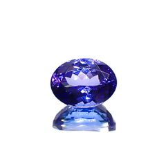タンザナイト(宝石名タンザナイト)タンザニア産 3.252ct ソ付(彩珠)[230119730]9.9x7.4mm前後