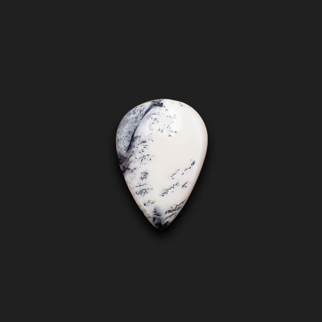 デンドリチックオパール ブラジル産 41.19ct[230722775]36.4x25.5mm前後