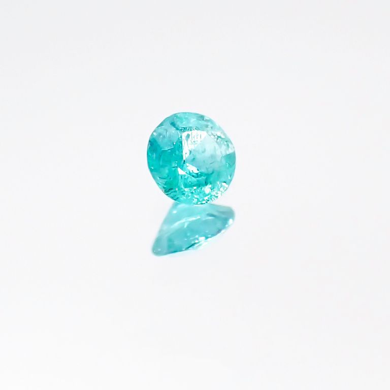 パライバトルマリン ブラジル産 ルース 0.035ct[20116968]2.6×2.6mm前後