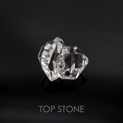 ハーキマーダイヤモンド アメリカ産 原石・結晶 2.79ct[20117546]9.2×10.3mm前後