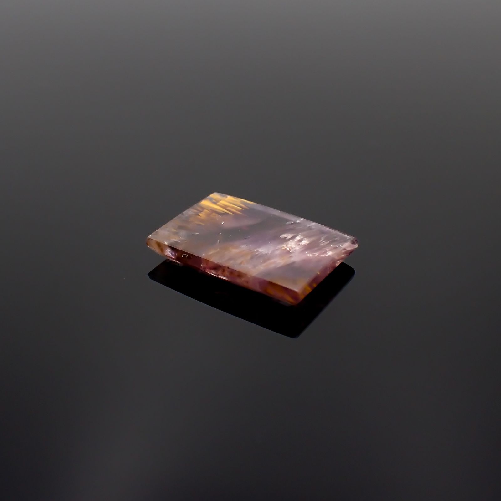 ゲーサイトインアメジスト ブラジル産 10.27ct[230421517]20.2x14.4mm前後
