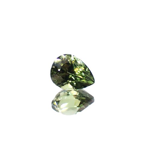 グリーンアパタイト マダガスカル産 1.24ct [241129486]7.3x5.6mm前後