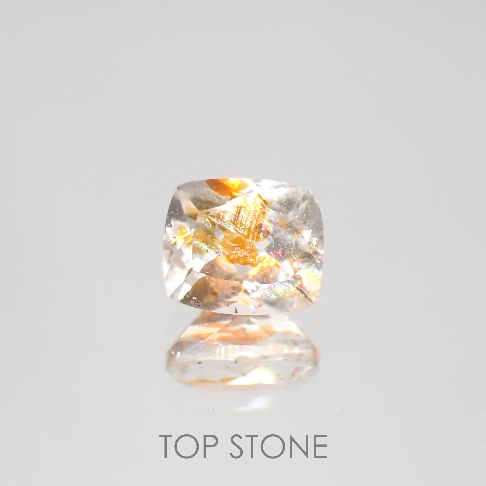 オーロラクォーツ ブラジル・ミナスジェライス産 1.28ct[220114386]7.1x6mm前後