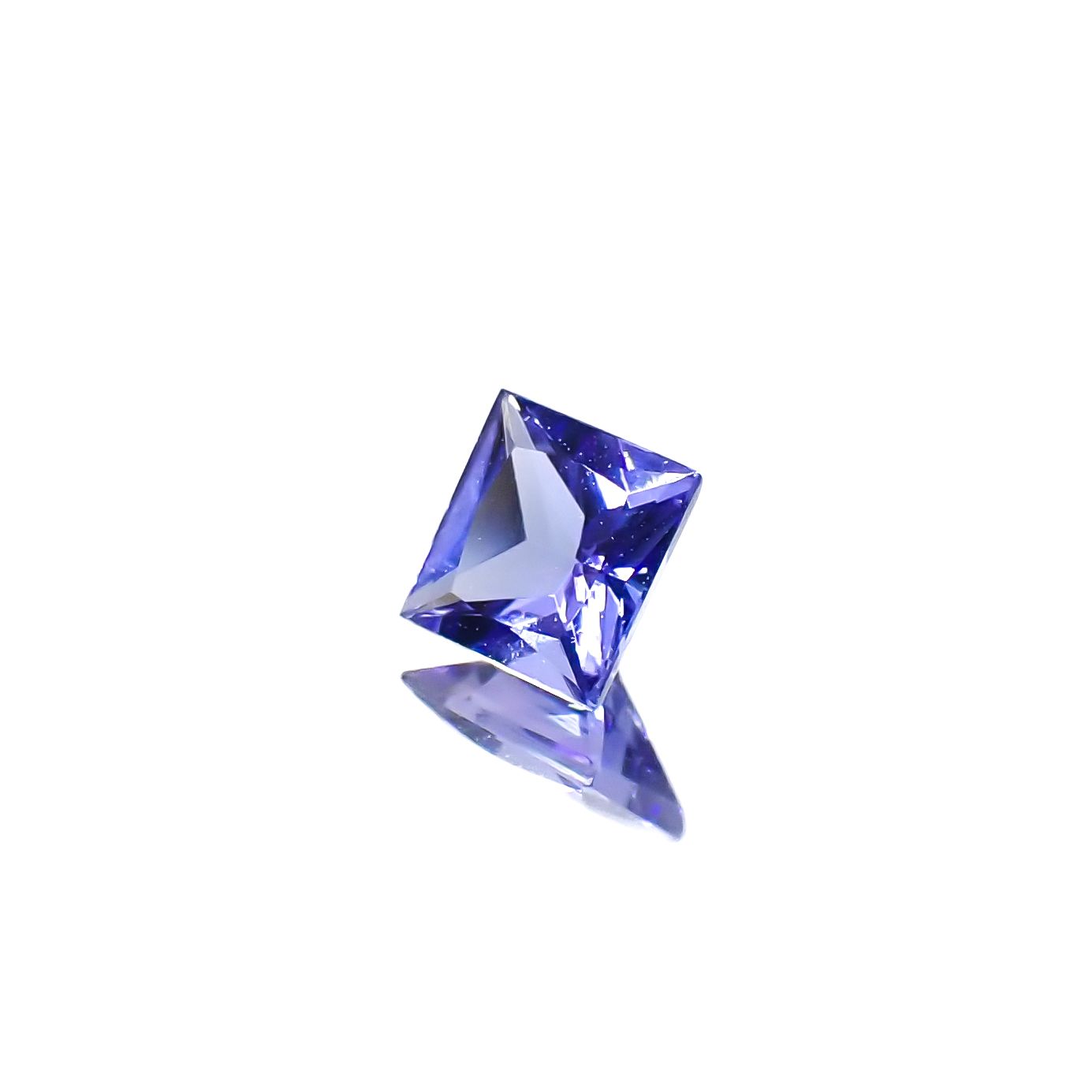 ◇プリンセスカット◇タンザナイト タンザニア産 0.28ct[240427138]3.8x3.8mm前後