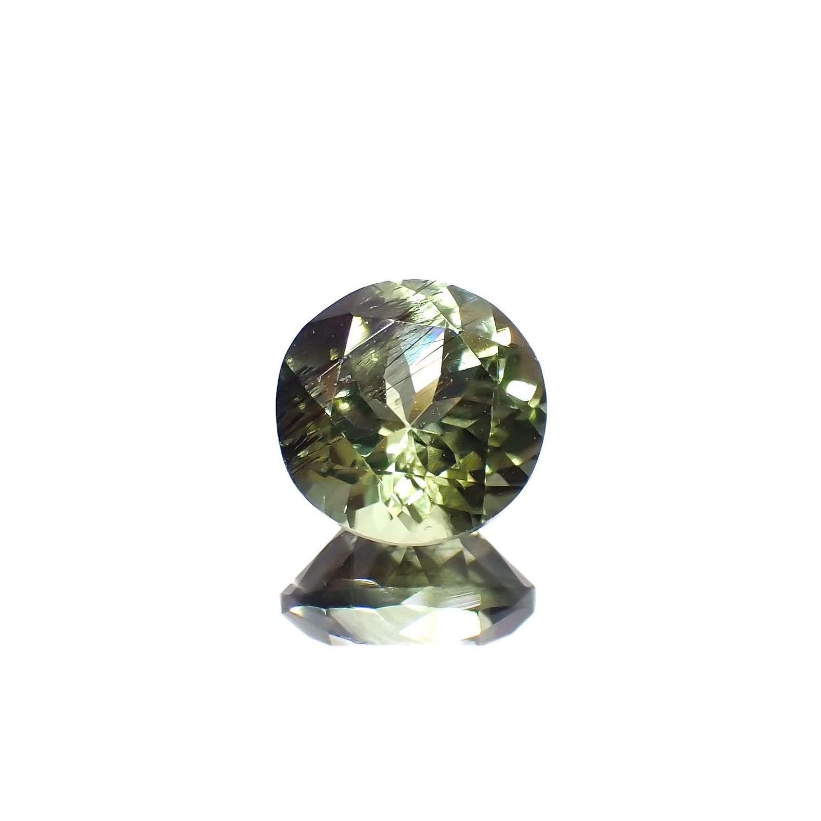ルドウィジャイトインペリドット パキスタン産 1.96ct[221219511]7.7x7.6mm前後