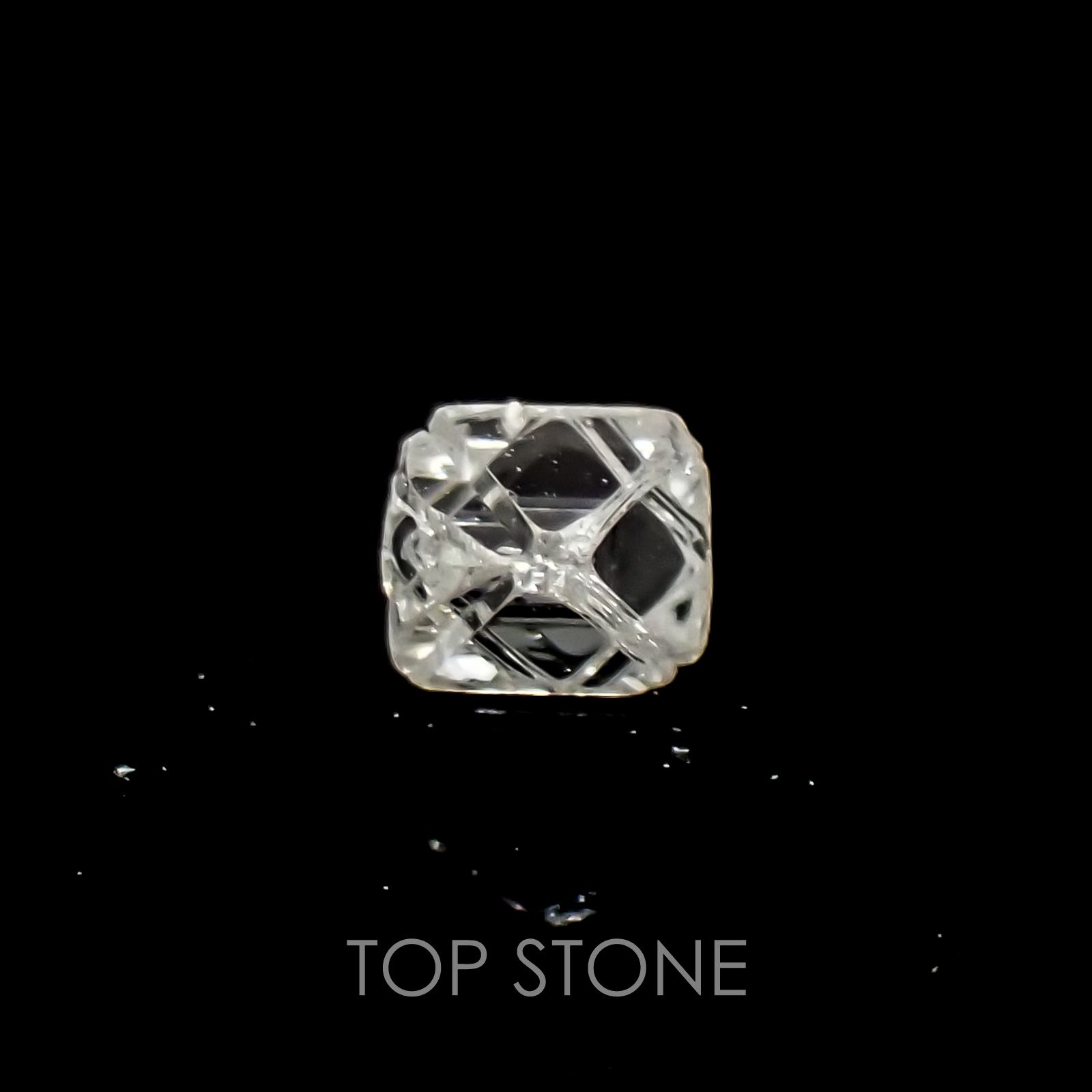 ソーヤブルダイヤモンド 原石 ロシア産 ルース 0.098ct[210310104]3×2.5mm前後 | TOP STONE(トップストーン)