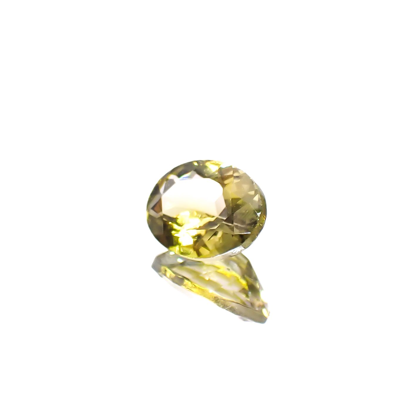 イエロートルマリン ブラジル産 0.78ct[240929019]7x5.1mm前後